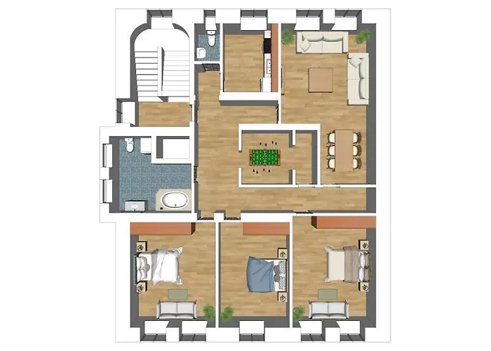 Flatista Homes - Old Town 公寓 慕尼黑