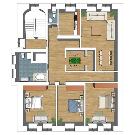 Flatista Homes - Old Town Apartmán Mnichov